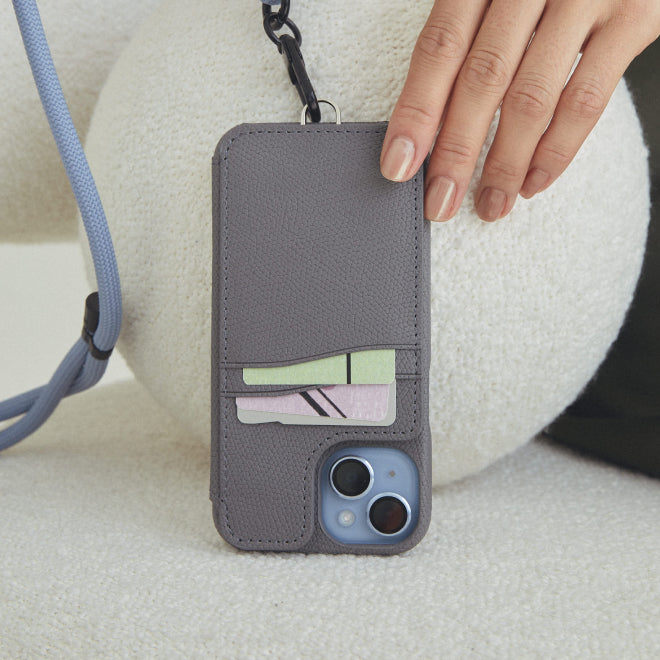 スマホショルダー ストラップ付きケース(全3色)