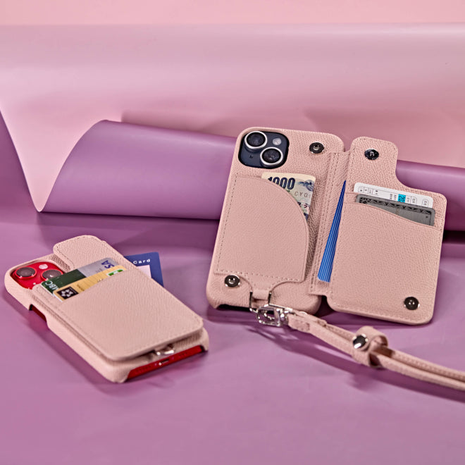 スマホショルダー ストラップ付きケース(全3色)