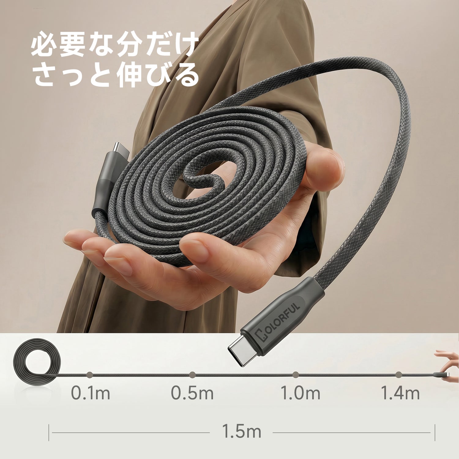Type-C マグネットケーブル