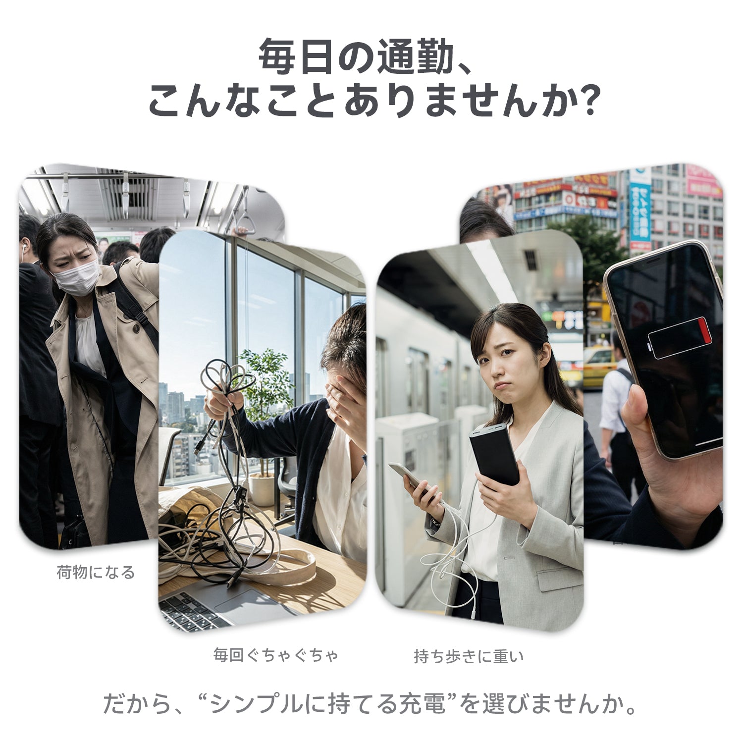 MagSafe 強力マグネットモバイルバッテリー